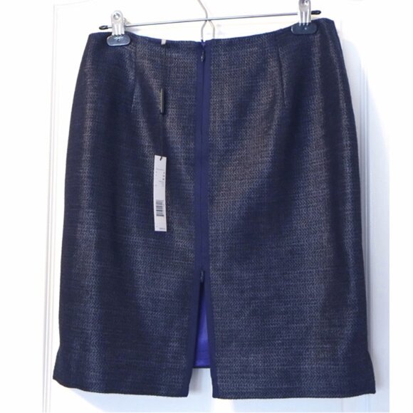 Blue Elie Tahari "Bennet" skirt - Picture 5 of 9